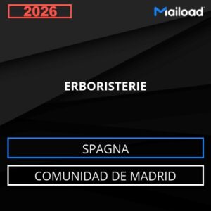 Base de datos de correo electrónico ERBORISTERIE ( Comunidad de Madrid – Spagna )