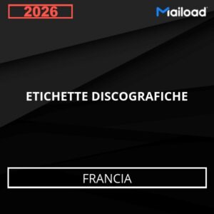 Base de Datos de Correo Electrónico ETICHETTE DISCOGRAFICHE (Francia)