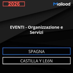 Database Email EVENTI – Organizzazione e Servizi (Castilla y León – Spagna)
