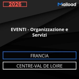 Database Email EVENTI – Organizzazione e Servizi (Centre-Val de Loire – Francia)