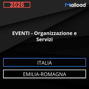 Base de datos de correo electrónico EVENTOS – Organización Y Servicios ( Emilia-Romagna - Italia)