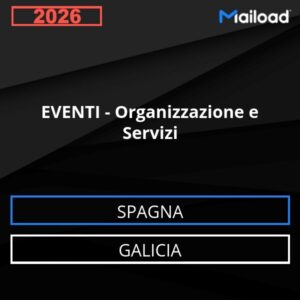 Database Email EVENTI – Organizzazione e Servizi (Galicia – Spagna)