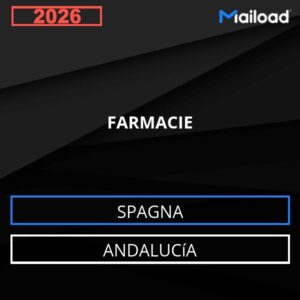 Base de datos de correo electrónico FARMACIE ( Andalucía – Spagna )
