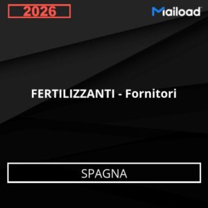 Base de Datos de Correo Electrónico FERTILIZZANTI – Fornitori (Spagna)