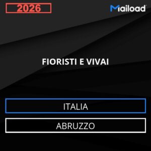 Base de datos de correo electrónico FIORISTI E VIVAI ( Abruzzo – Italia )