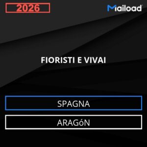 Base de datos de correo electrónico FIORISTI E VIVAI ( Aragón – Spagna )