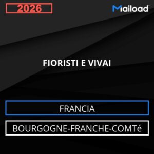 Database Email FIORISTI E VIVAI (Bourgogne-Franche-Comté – Francia)