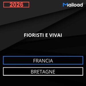 Base de datos de correo electrónico FIORISTI E VIVAI ( Bretagne – Francia )