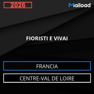 Database Email FIORISTI E VIVAI (Centre-Val de Loire – Francia)