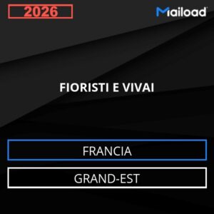 Database Email FIORISTI E VIVAI (Grand-Est – Francia)