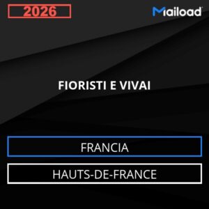 Database Email FIORISTI E VIVAI (Hauts-de-France – Francia)