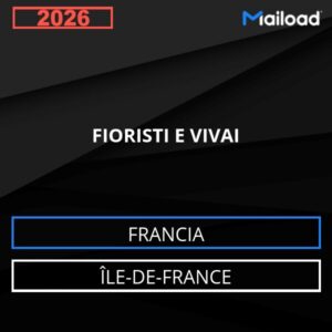 Database Email FIORISTI E VIVAI (Île-de-France – Francia)