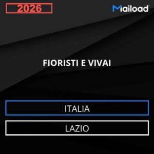 Base de datos de correo electrónico FIORISTI E VIVAI ( Lazio – Italia )