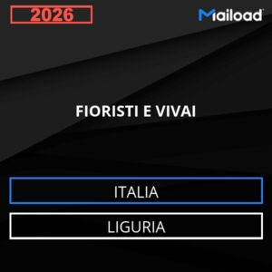 Base de datos de correo electrónico FIORISTI E VIVAI ( Liguria – Italia )
