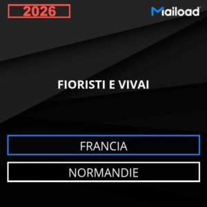 Base de datos de correo electrónico FIORISTI E VIVAI ( Normandie – Francia )