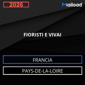 Database Email FIORISTI E VIVAI (Pays-de-la-Loire – Francia)