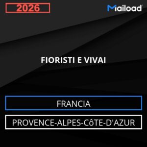 Database Email FIORISTI E VIVAI (Provence-Alpes-Côte-d’Azur – Francia)