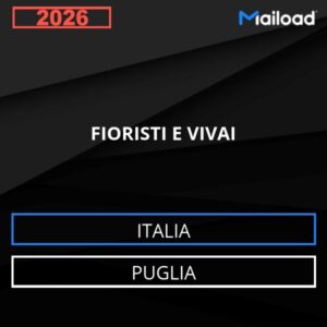 Base de datos de correo electrónico FIORISTI E VIVAI ( Puglia – Italia )