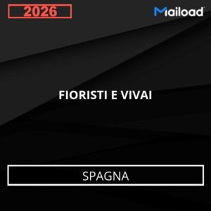 Base de Datos de Correo Electrónico FIORISTI E VIVAI (Spagna)