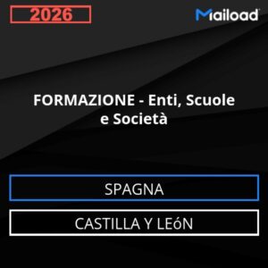 Database Email FORMAZIONE – Enti, Scuole e Società (Castilla y León – Spagna)
