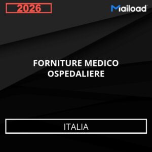 Base de Datos de Correo Electrónico FORNITURE MEDICO OSPEDALIERE (Italia)