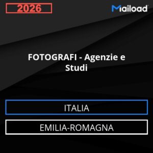 Base de datos de correo electrónico FOTÓGRAFOS – Agencias y Consultas ( Emilia-Romagna - Italia)