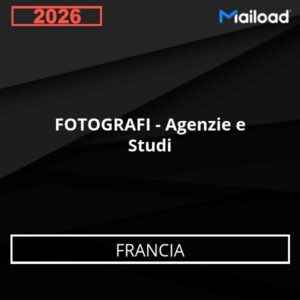 Base de Datos de Correo Electrónico FOTOGRAFI – Agenzie e Studi (Francia)