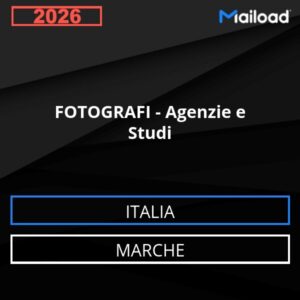 Base de datos de correo electrónico FOTÓGRAFOS – Agencias y Consultas ( Marche - Italia)