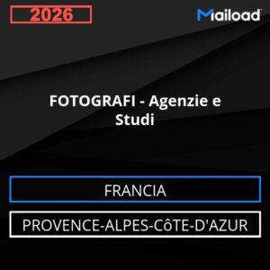 Database Email FOTOGRAFI – Agenzie e Studi (Provence-Alpes-Côte-d’Azur – Francia)