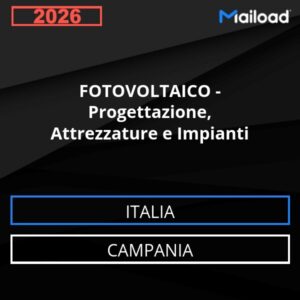 Base de datos de correo electrónico FOTOVOLTAICA – Diseño , Equipos Y Instalaciones ( Campania - Italia)