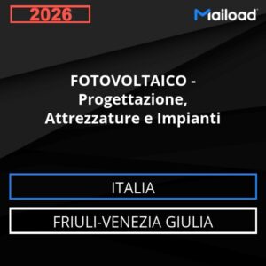 Base de datos de correo electrónico FOTOVOLTAICA – Diseño , Equipos Y Instalaciones ( Friuli-Venezia Giulia - Italia)