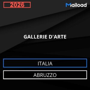 Base de datos de correo electrónico GALERÍAS DE ARTE ( Abruzzo - Italia)