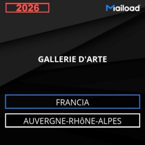 Database Email GALLERIE D’ARTE (Auvergne-Rhône-Alpes – Francia)