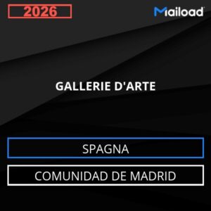 Database Email GALLERIE D’ARTE (Comunidad de Madrid – Spagna)