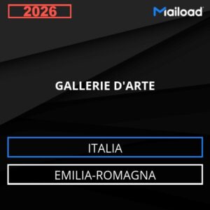 Base de datos de correo electrónico GALERÍAS DE ARTE ( Emilia-Romagna - Italia)