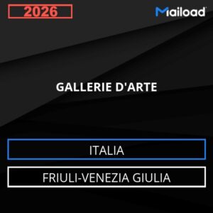 Base de datos de correo electrónico de GALERÍAS DE ARTE ( Friuli-Venezia Giulia - Italia)