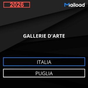 Base de datos de correo electrónico de GALERÍAS DE ARTE ( Puglia - Italia)