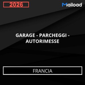 Base de Datos de Correo Electrónico GARAGE – PARCHEGGI – AUTORIMESSE (Francia)