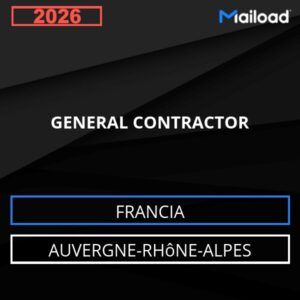 Database Email GENERAL CONTRACTOR (Auvergne-Rhône-Alpes – Francia)