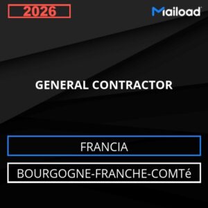Database Email GENERAL CONTRACTOR (Bourgogne-Franche-Comté – Francia)