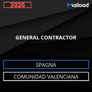 Base de datos de correo electrónico GENERAL CONTRACTOR ( Comunidad Valenciana – Spagna )