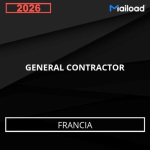 Base de Datos de Correo Electrónico GENERAL CONTRACTOR (Francia)