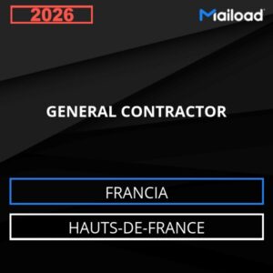 Database Email GENERAL CONTRACTOR (Hauts-de-France – Francia)