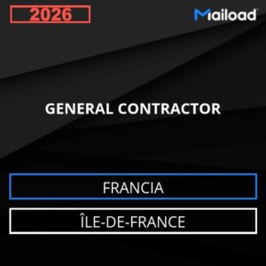 Database Email GENERAL CONTRACTOR (Île-de-France – Francia)