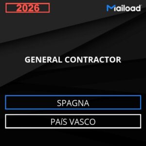 Base de datos de correo electrónico GENERAL CONTRACTOR ( País Vasco – Spagna )