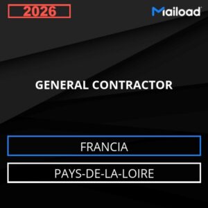 Database Email GENERAL CONTRACTOR (Pays-de-la-Loire – Francia)