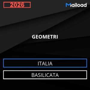 Base de datos de correo electrónico GEOMETRI ( Basilicata – Italia )