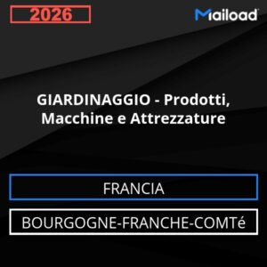 Database Email GIARDINAGGIO – Prodotti, Macchine e Attrezzature (Bourgogne-Franche-Comté – Francia)