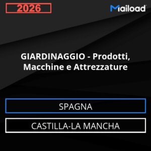 Database Email GIARDINAGGIO – Prodotti, Macchine e Attrezzature (Castilla-La Mancha – Spagna)