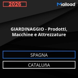Database Email GIARDINAGGIO – Prodotti, Macchine e Attrezzature (Cataluña – Spagna)